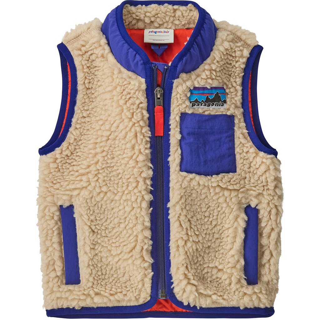 未使用　patagonia Baby Retro-X Vest ネイビー Buy Patagonia Retro-X Vest Dark Natural/New Navy Kids online at