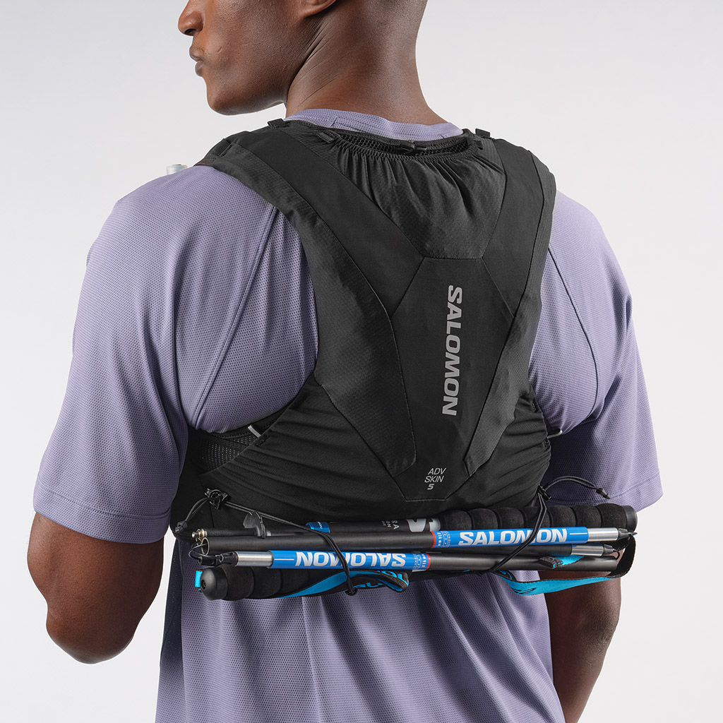 Buy Salomon ADV Skin 5 Set Running Backpack Black online at Sport