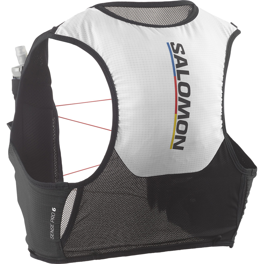 Buy Salomon Sense Pro 6 Race Flag Set Running Backpack Black/White