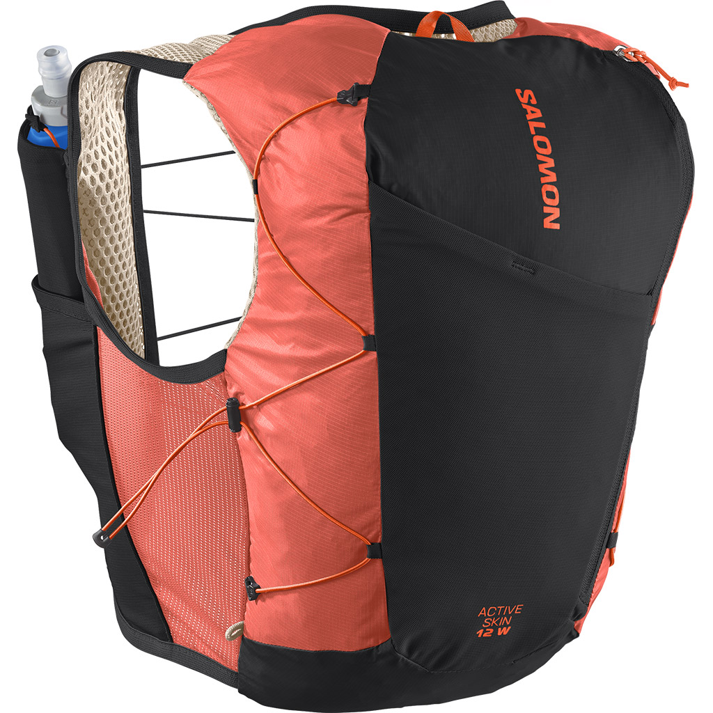 Buy Salomon Active Skin 12 Set Running Backpack Emerglow/Black