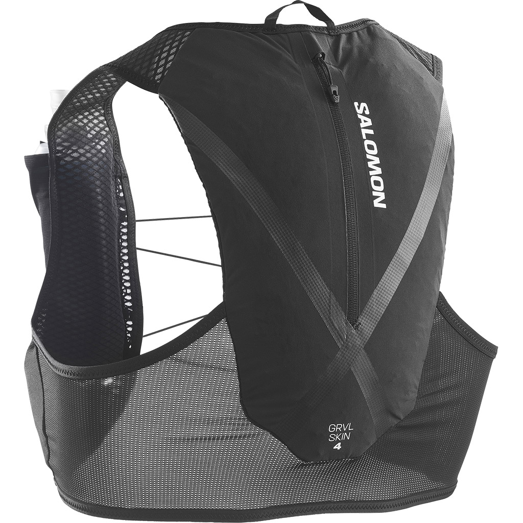 SALOMON GRVL SKIN 4 Mサイズ　フラスク付 Buy Salomon GRVL Skin 4 Running Backpack Black online at Sport Conrad