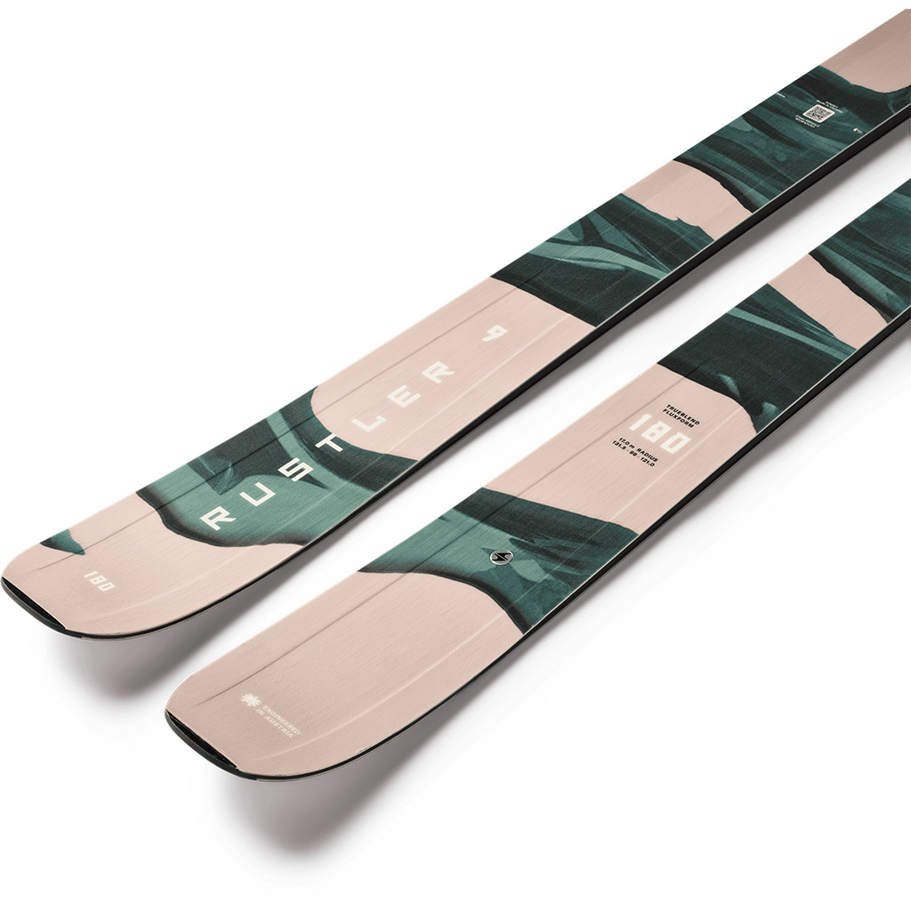 Buy Blizzard Rustler 9 26/27 Skis Sand/Green online at Sport Conrad