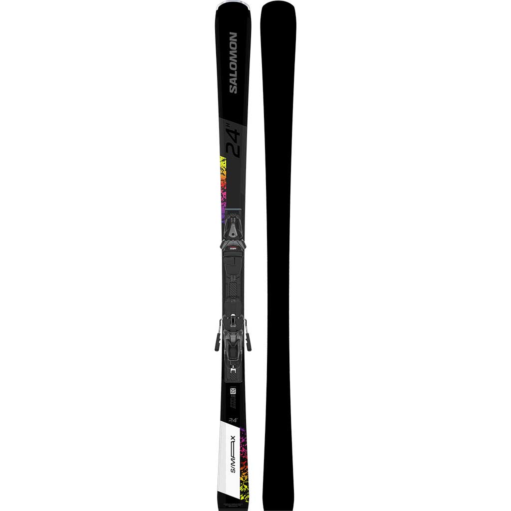 Buy Salomon S/Max N°8 + M10 GW 25/26 Skis with Bindings Black/Rose