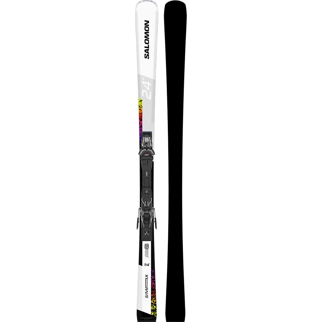 Buy Salomon S/Max 12 + MI12 GW 25/26 Skis with Bindings Silver Met