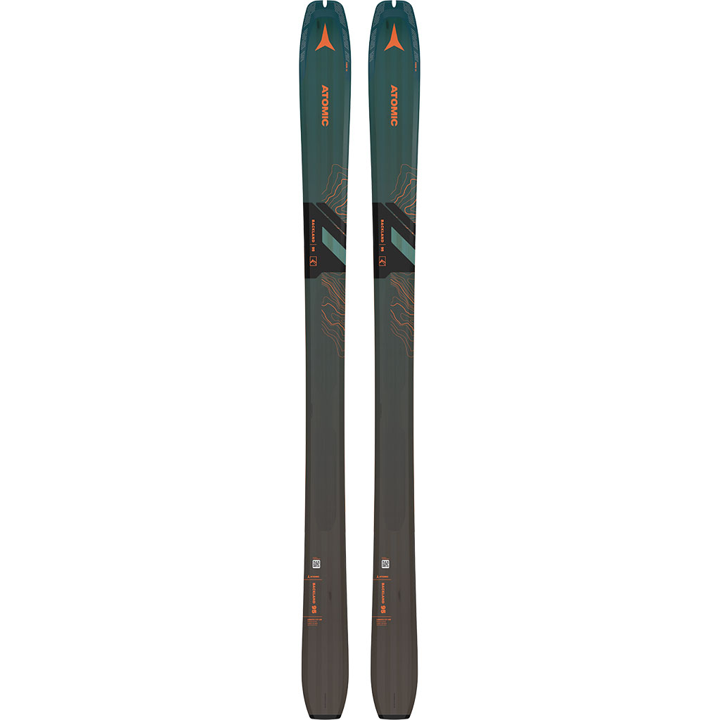 Buy Atomic Backland 95 24/25 Skitouring Skis Petrol/Grey/Orange