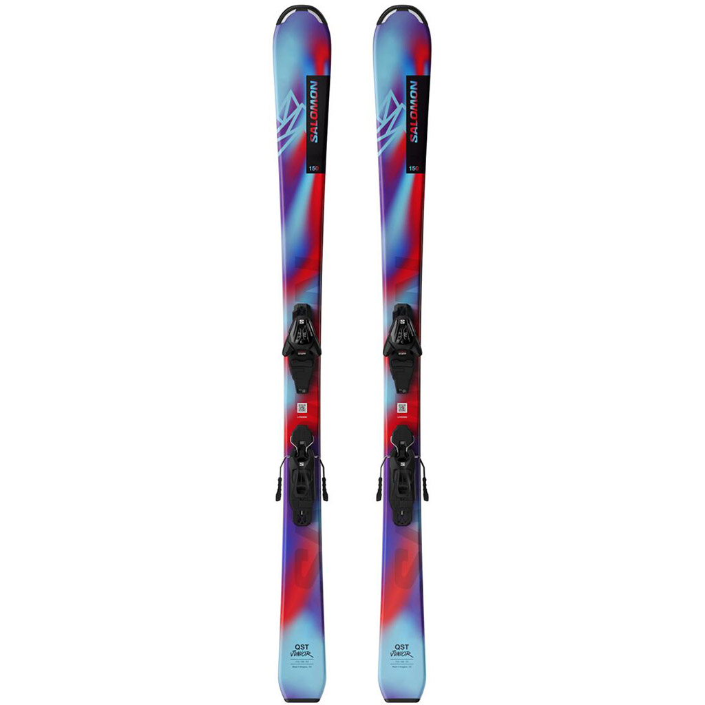 Buy Salomon Lux Jr M + L6 GW 25/26 Skis with Bindings Rhodamine