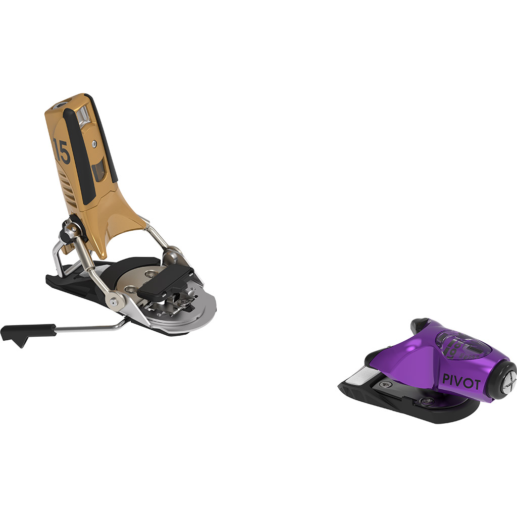 Buy Look Pivot 2.0 15 GW incl. Stoppers Ski Bindings Purple/Gold