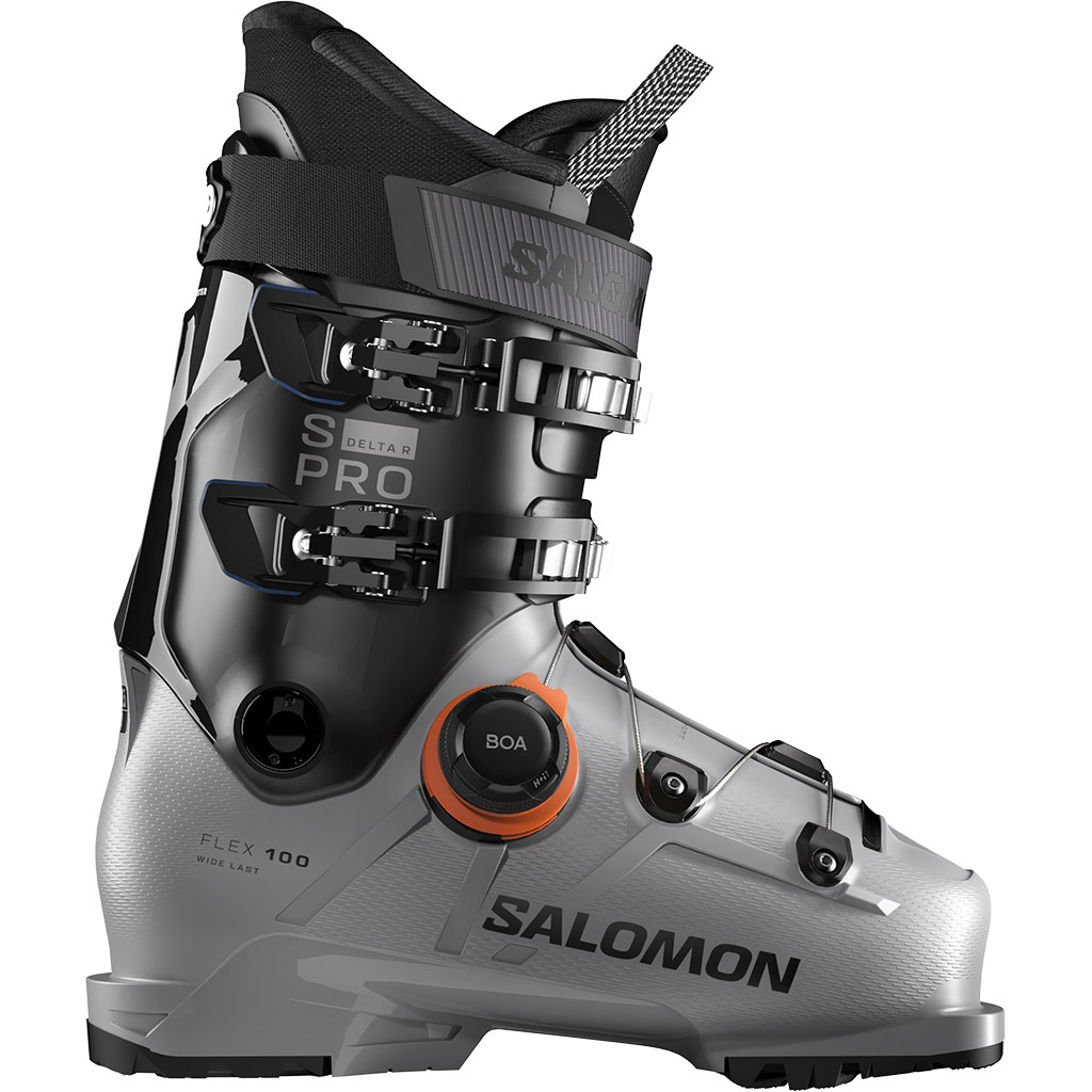 Buy Salomon S/Pro Delta Boa R100 Ski Boots Steel Gray/Black/Estate