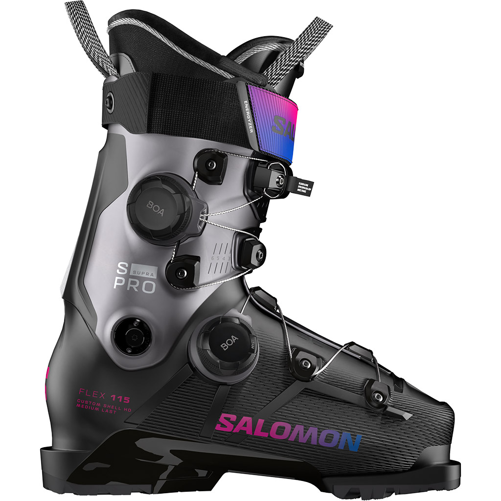Buy Salomon S/Pro Supra Dual Boa 115 W Ski Boots Black/Hematite