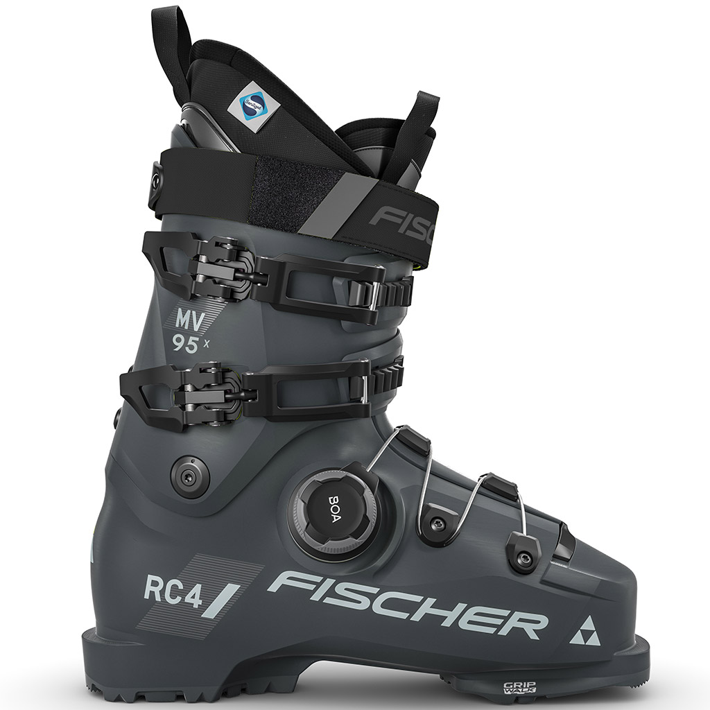 Buy Fischer RC4 95 MV X Boa GW Ski Boots Rhino Grey/Rhino Grey