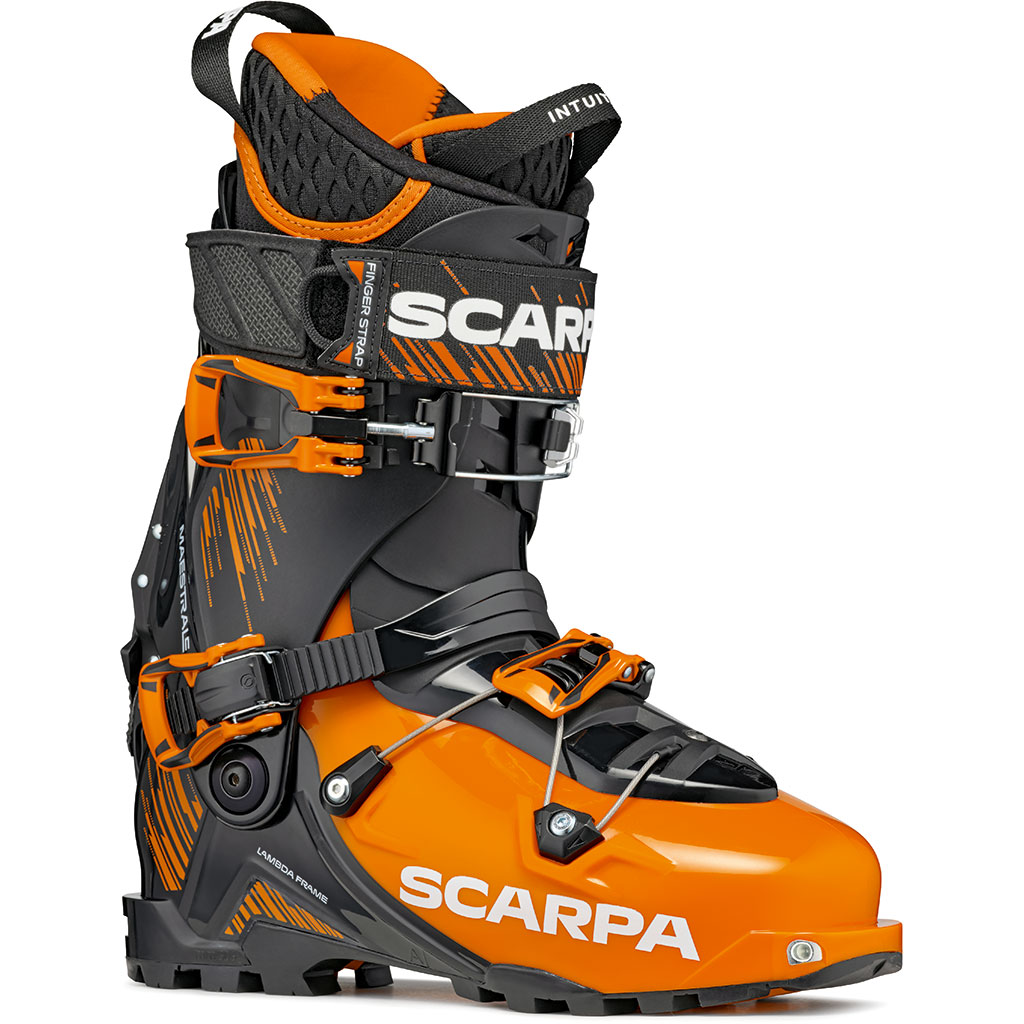 SCARPA Maestrale オレンジ/ブラック スキー ブーツ Buy Scarpa Maestrale Ski Touring Boots Orange/Black Men online at