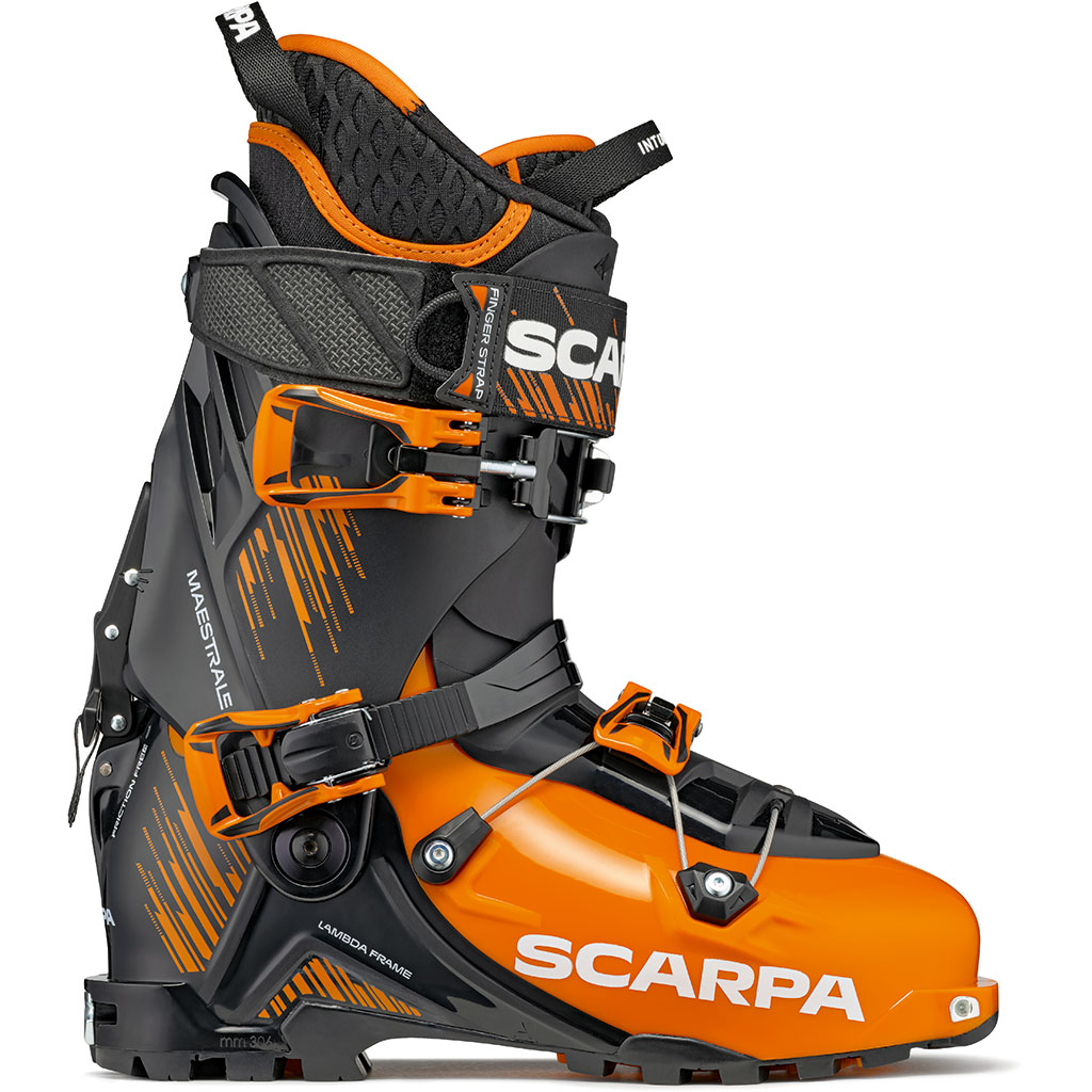 Buy Scarpa Maestrale Ski Touring Boots Orange/Black Men online at
