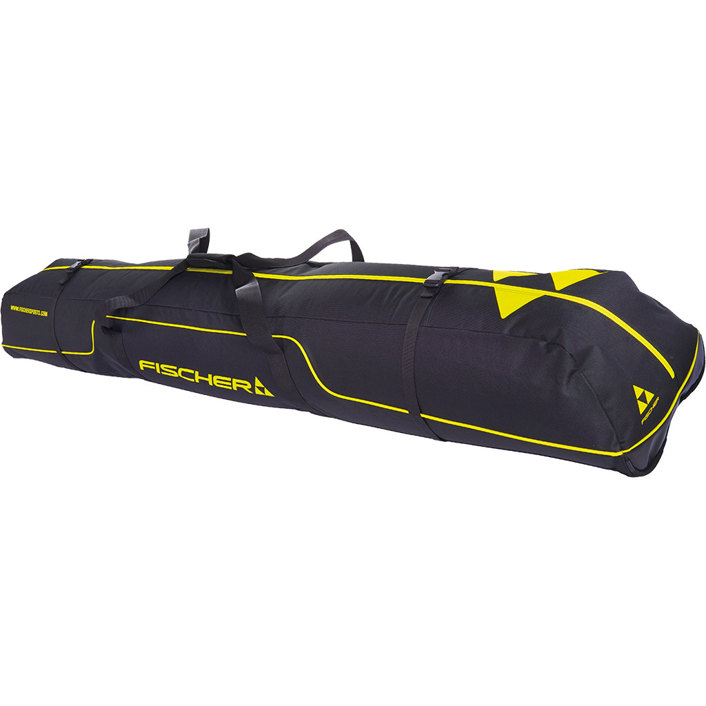 Buy Nordica Double Roller Ski Bag Black/White/Red online at Sport