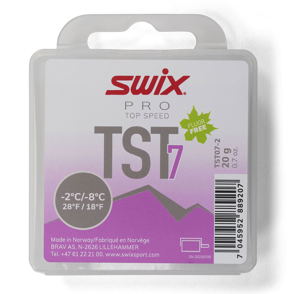 Buy Swix TS7 Turbo Violet -7°/-2° 20g Glide Wax online at Sport Conrad