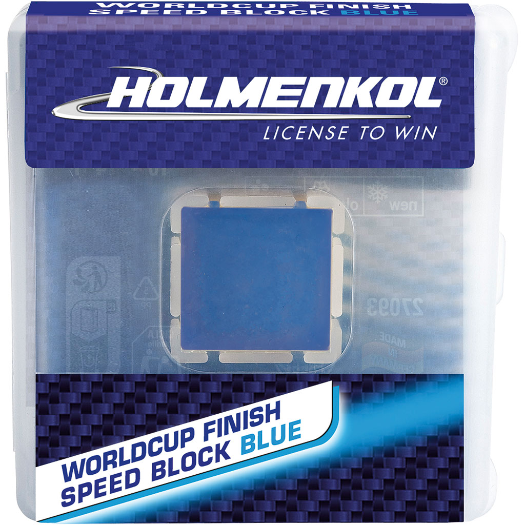 Holmenkol Worldcup Finish Speed Block Blue 10 g Glide Wax | 77920950-