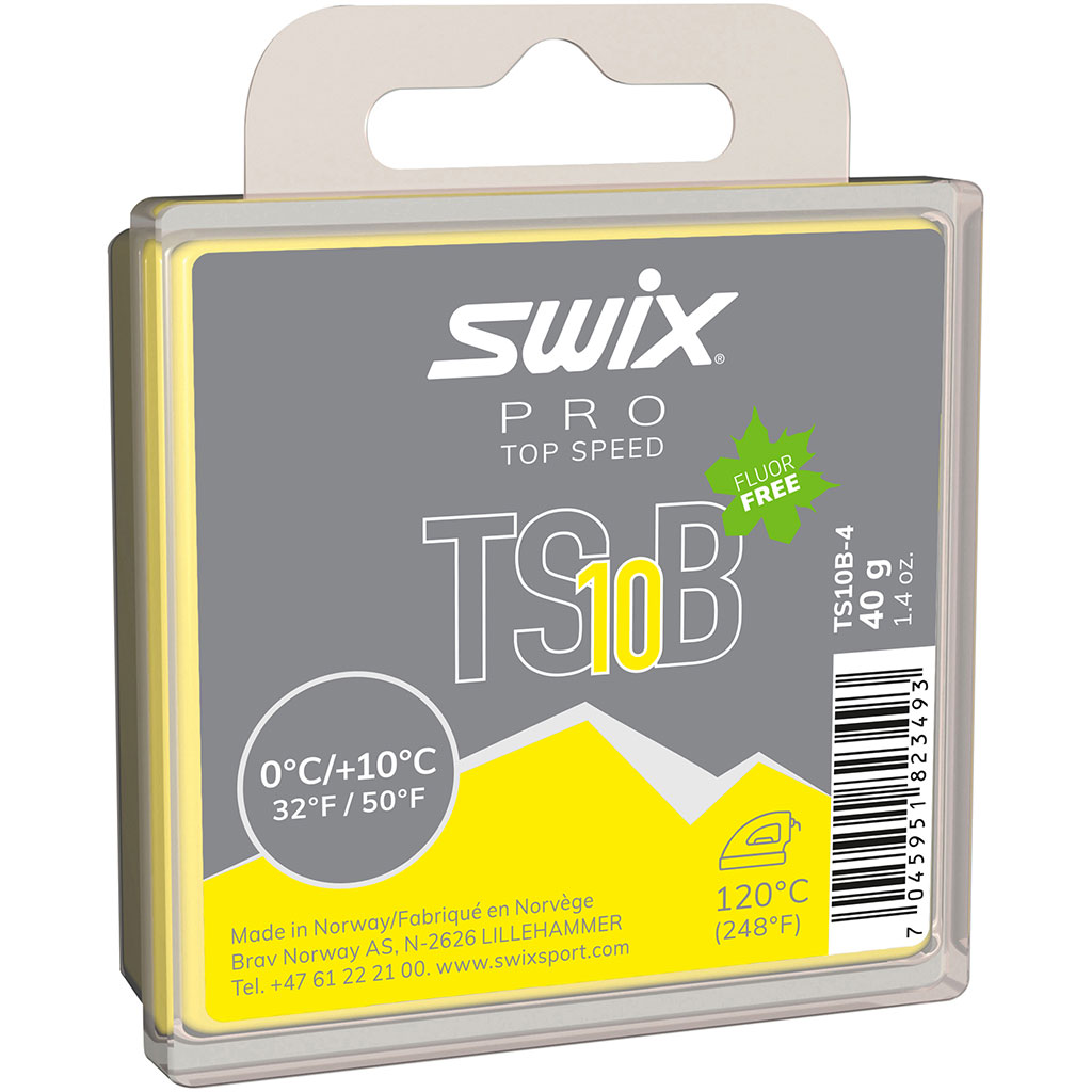 Buy Swix TS10B 0°/10° 40 g Glide Wax online at Sport Conrad