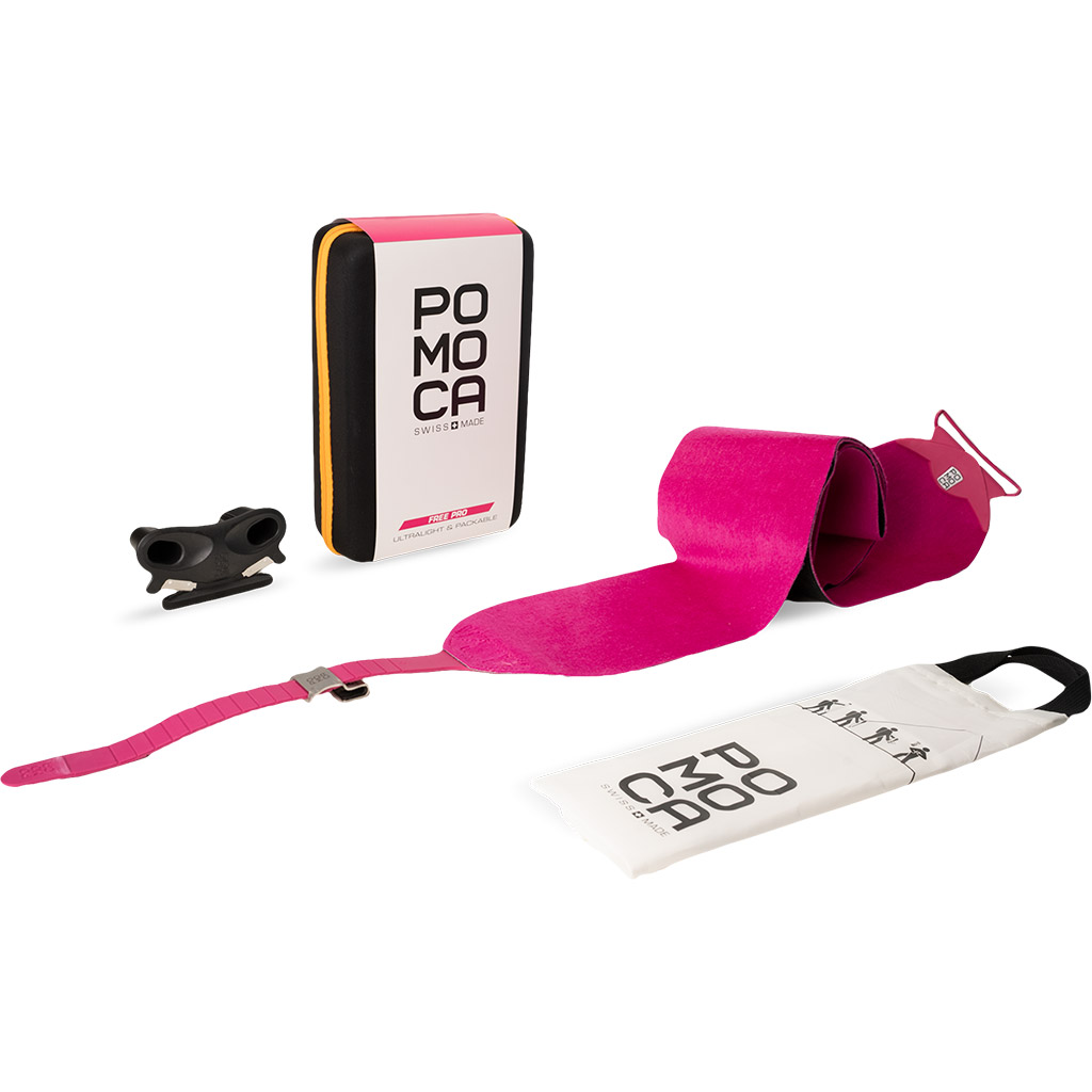 Buy Pomoca Free Pro - Ready2climb 123 mm Climbing Skins Pink