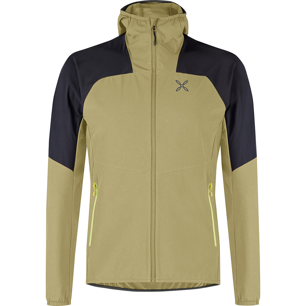ウェア Montura HI-VIZ Cycling Softshell Hoody Buy Montura Rise Hooded Softshell Jacket Desert Beige/Sunny Lime